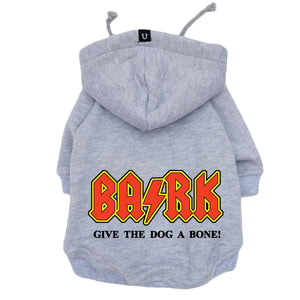 ACDC dog hoodie, rock dog hoodie, dog sweatshirt grey Australia