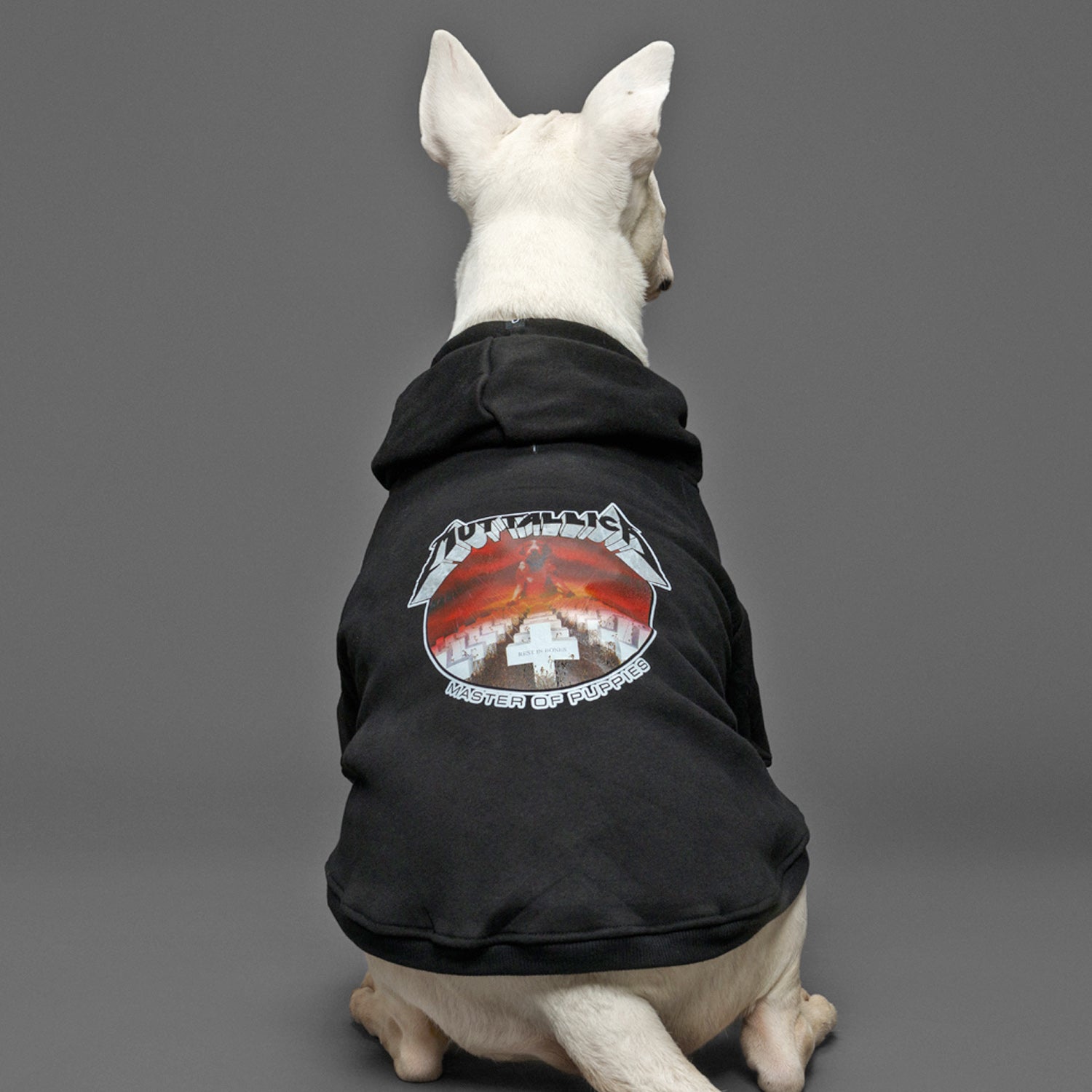 Muttallica dog hoodie, metal dog hoodie, rock dog hoodie, dog sweatshirt Australia, dog coat 