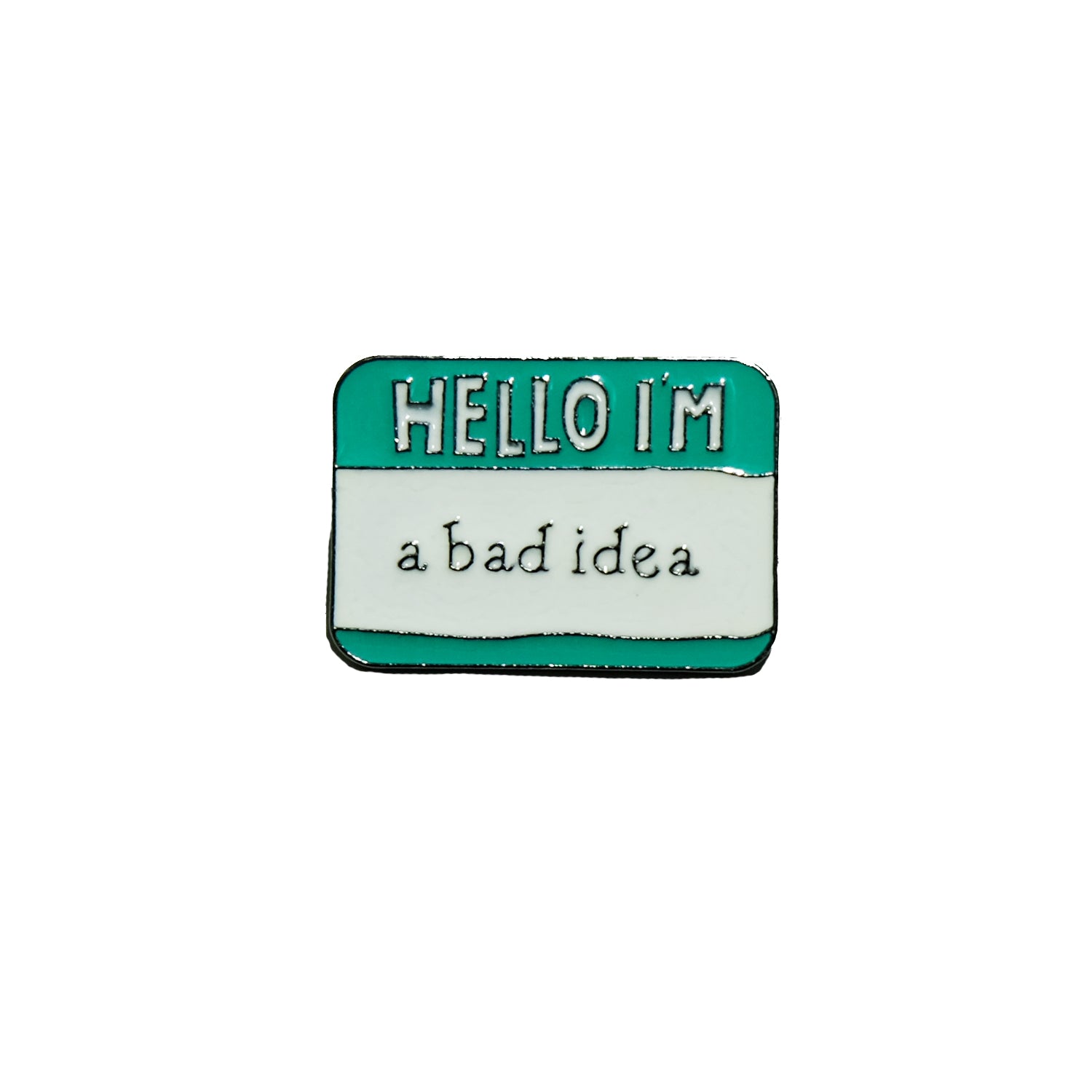 Hello I'm a bad idea enamel pin, dog gift , dog pin