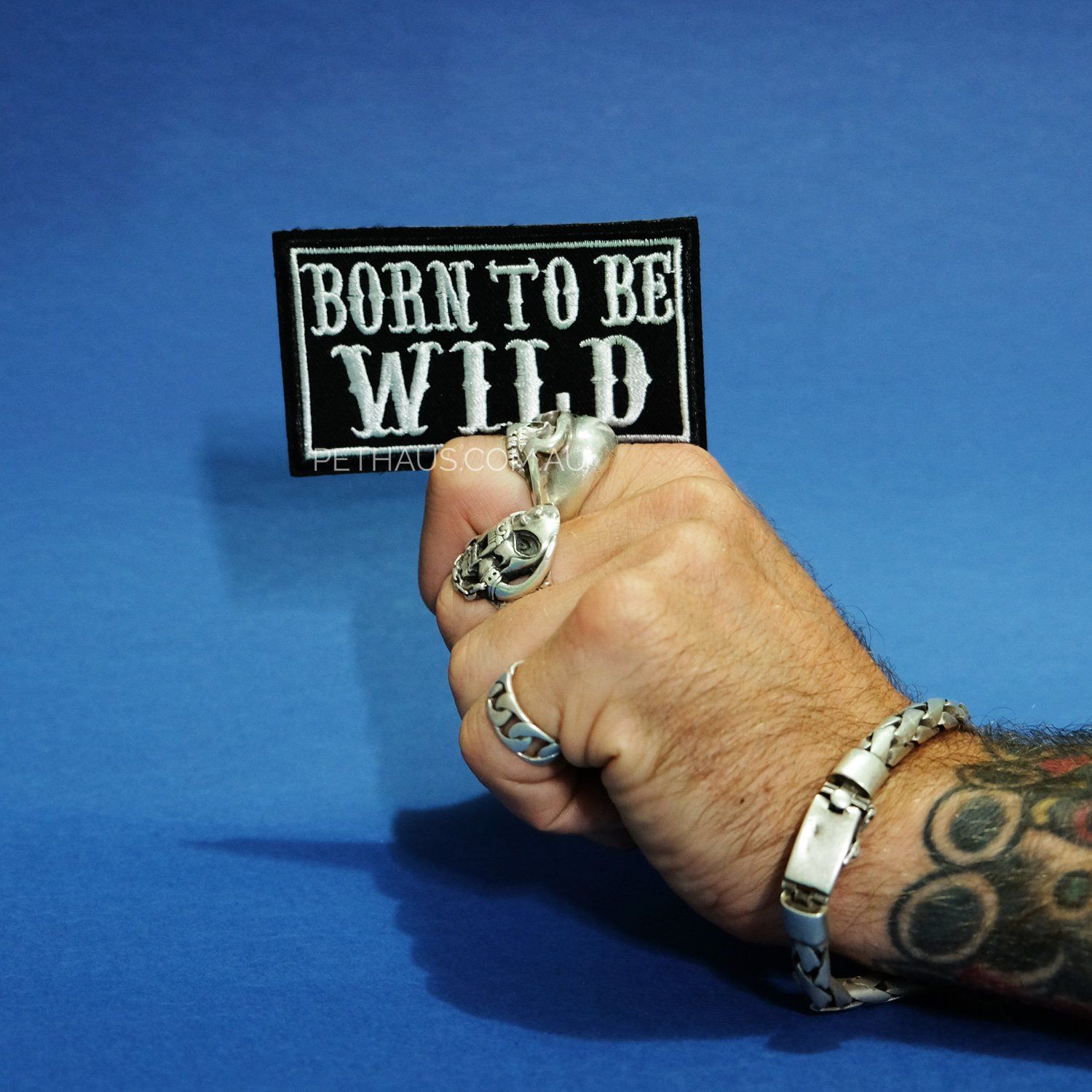 Born to be wild patch, biker patch, gang patch