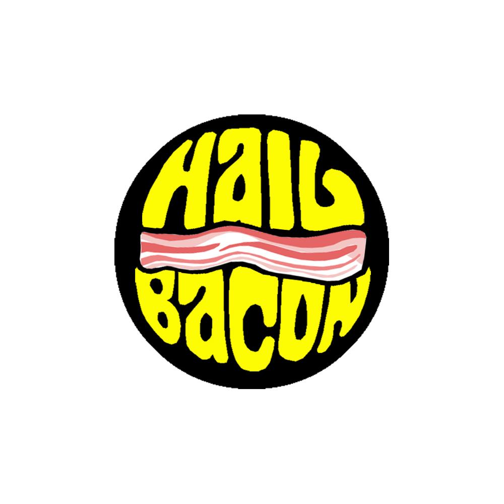 Hail Bacon embroidered Patch
