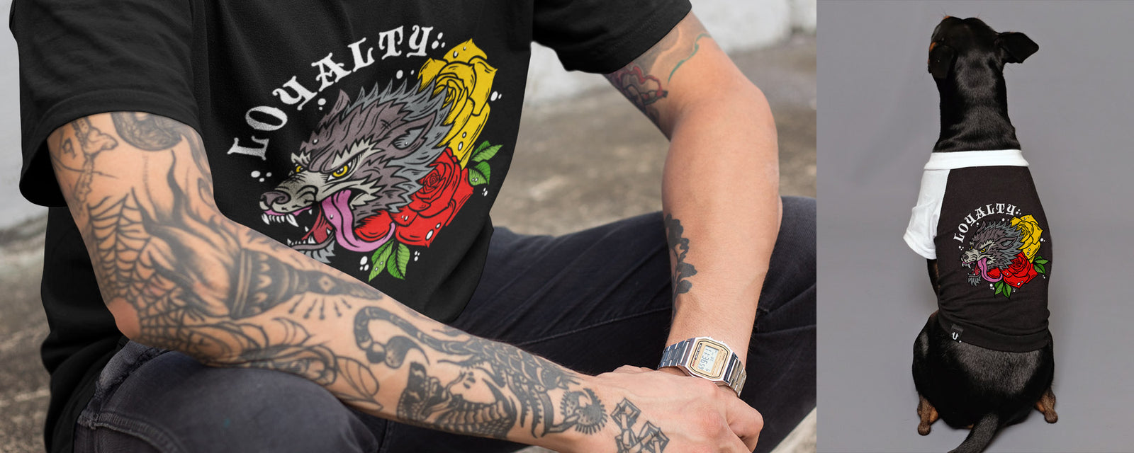 MATCHING DOG AND OWNER APPAREL - TEES