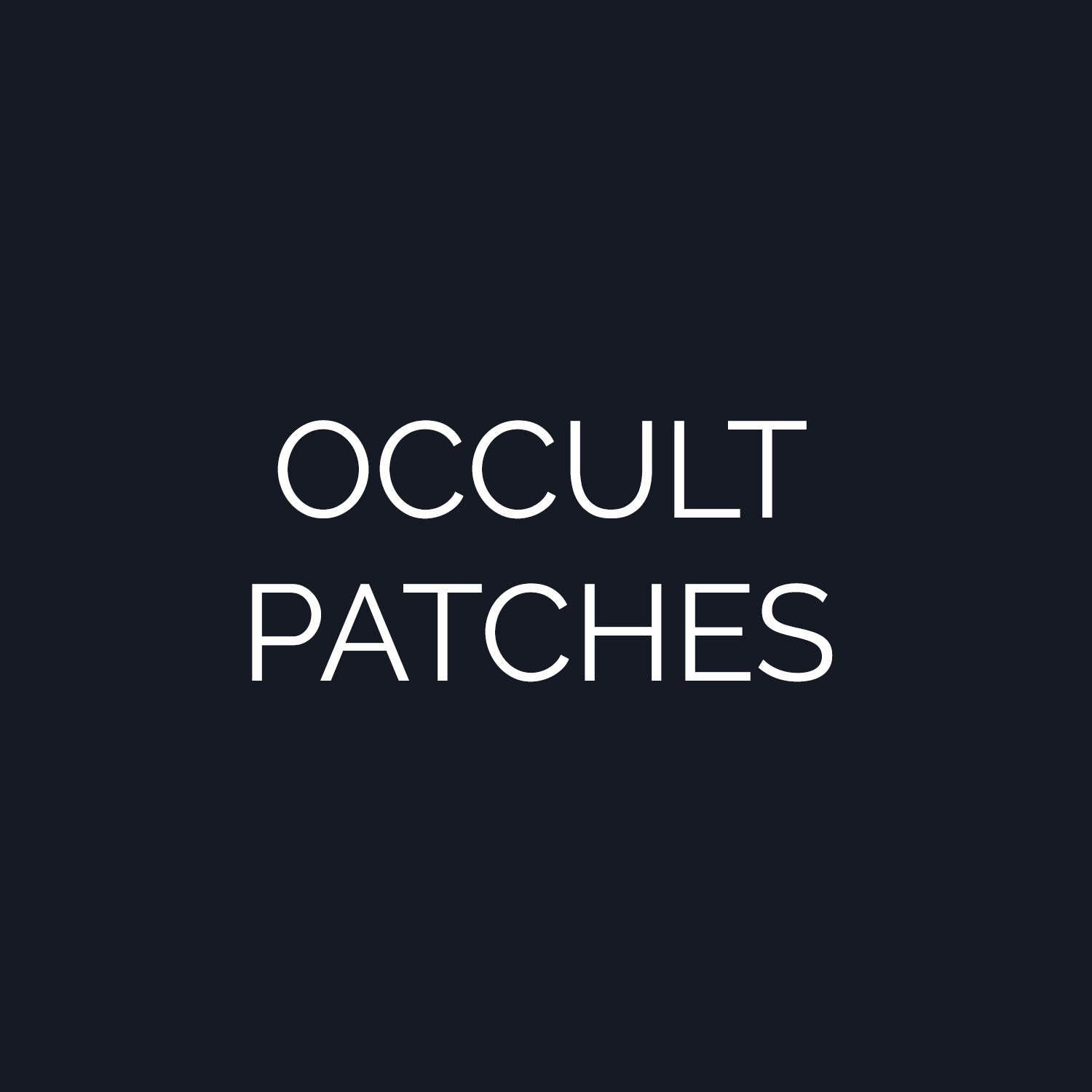OCCULT & DARKSIDE PATCHES