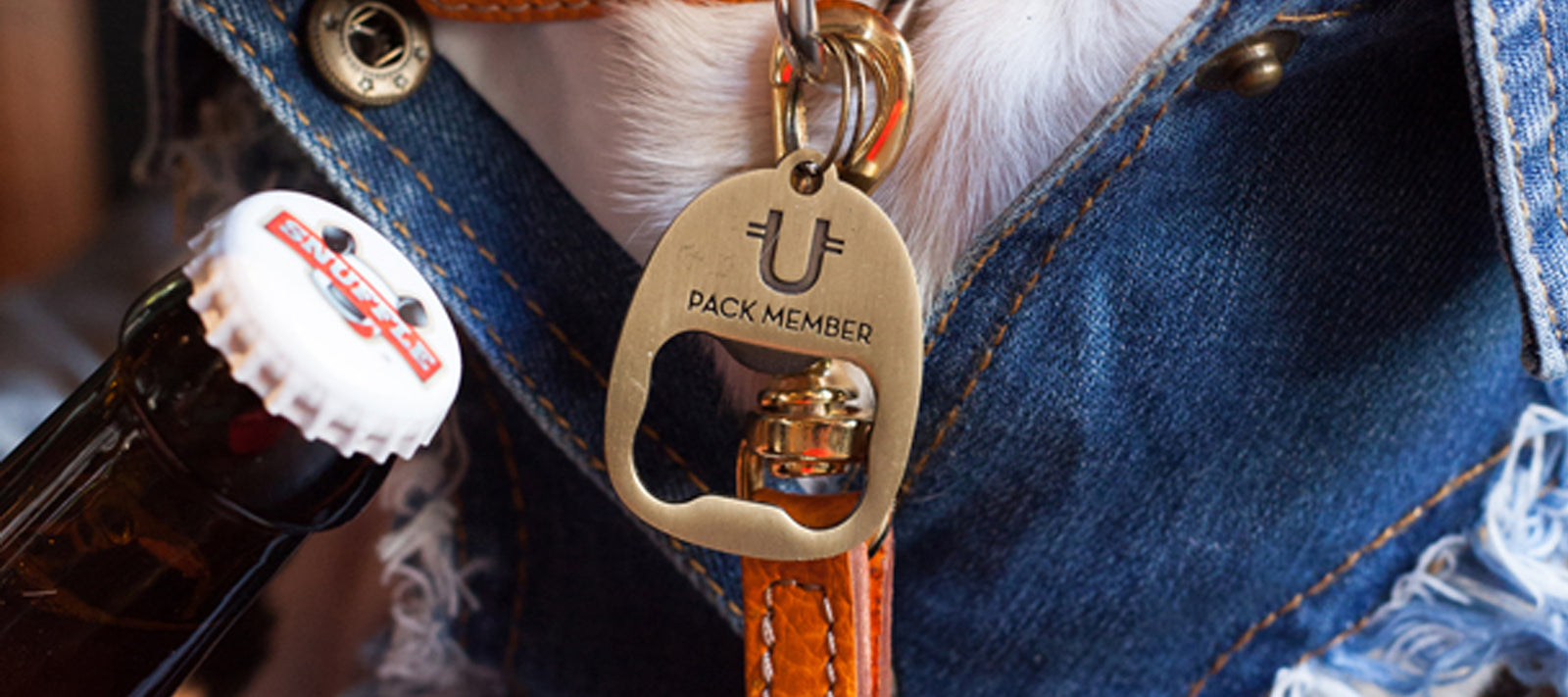 Dog tag bottle opener by Pethaus