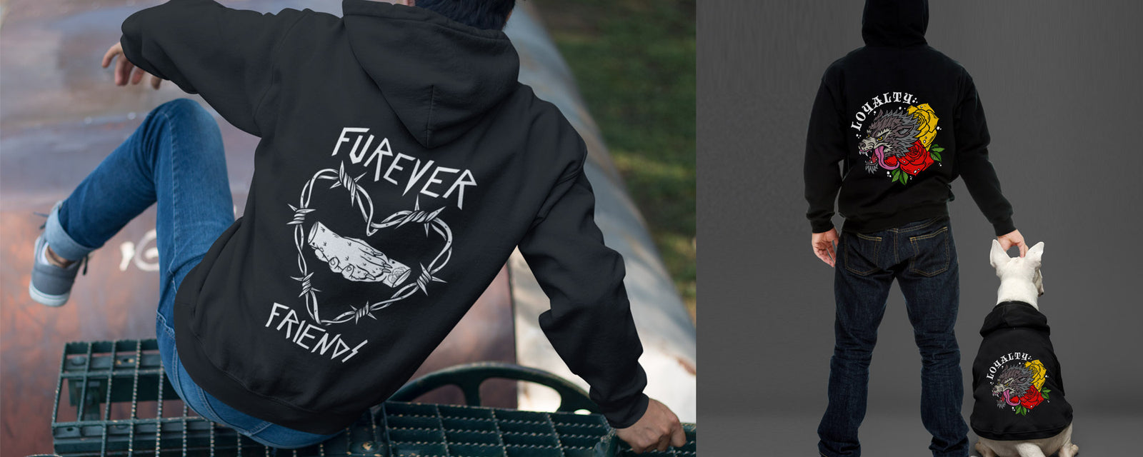 Matching Dog and Owner Apparel - Hoodies