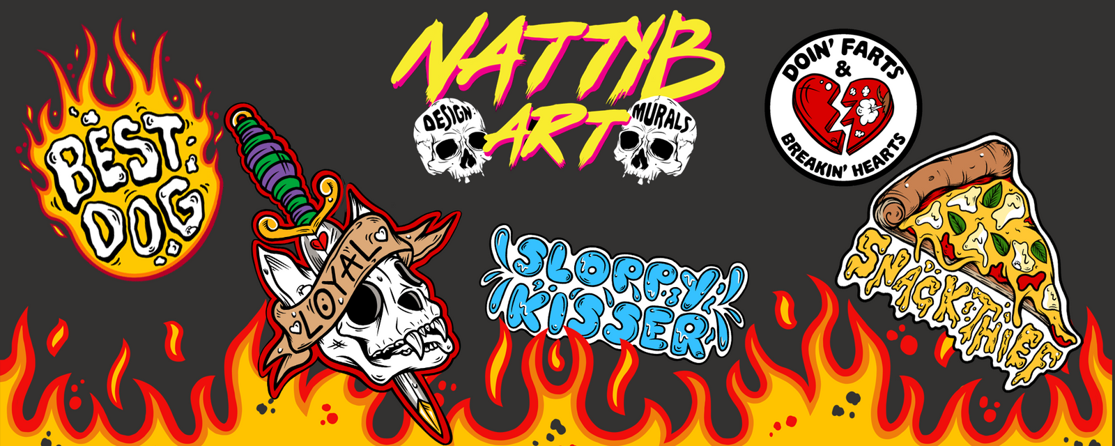 matching human and hound apparel, natty b artist collection