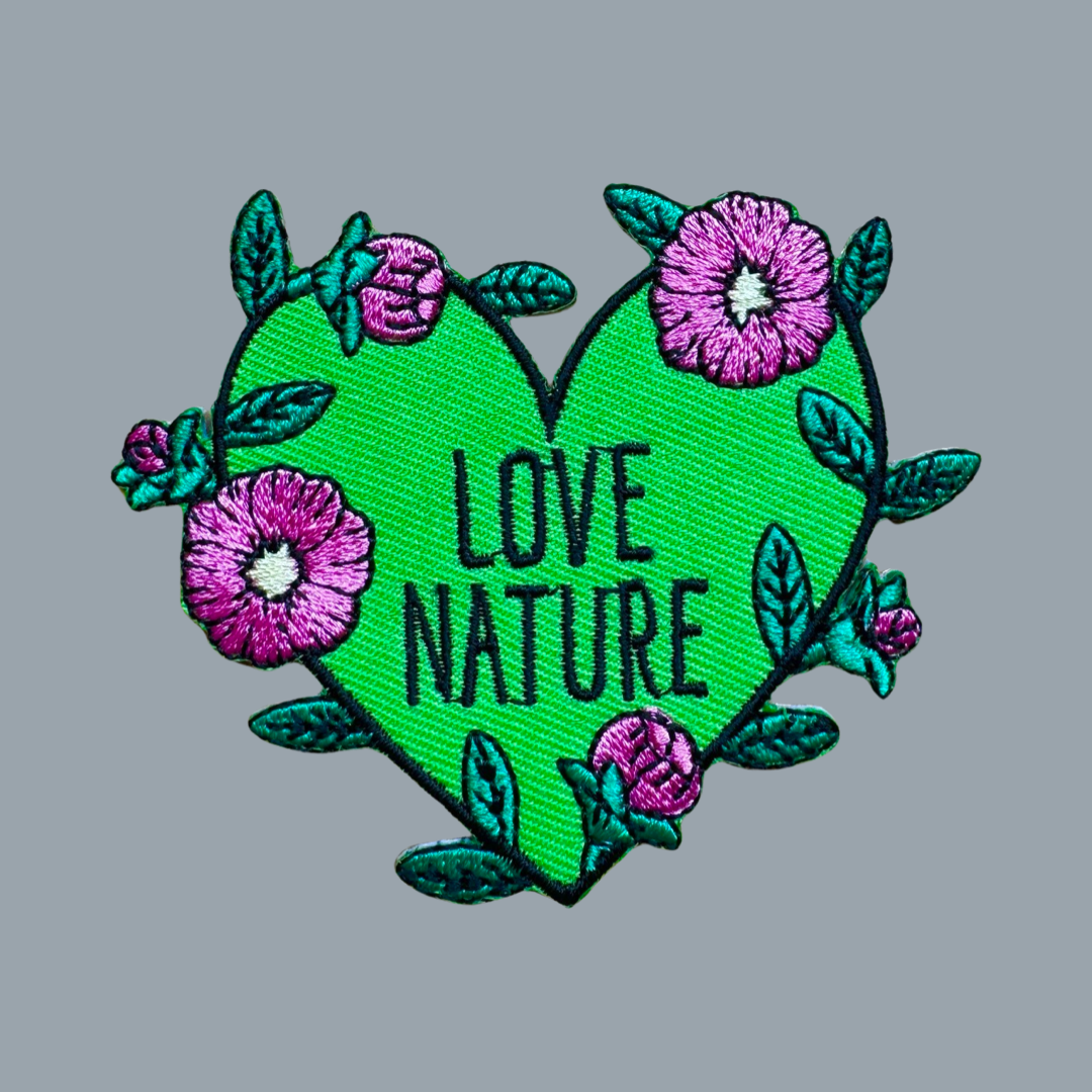 Nature lovers heart patch