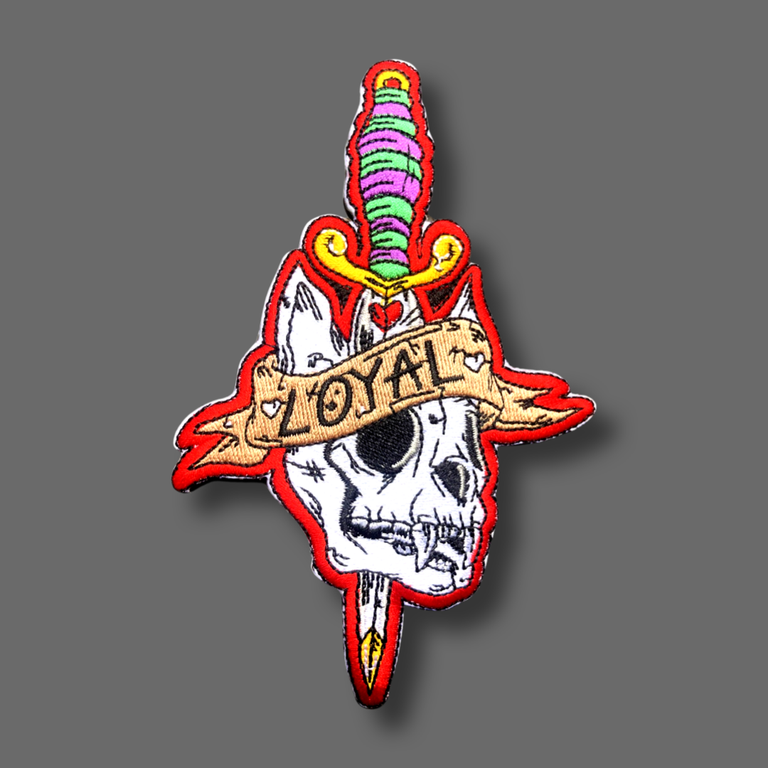 Loyal dog patch, service dog patch, dog lover patch