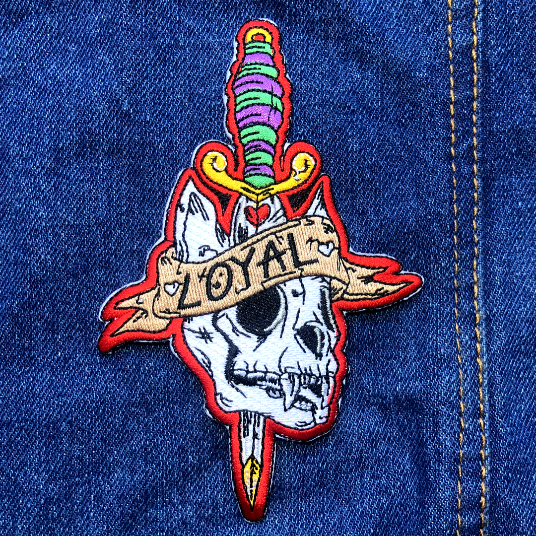 Loyal dog patch, service dog patch, dog lover patch