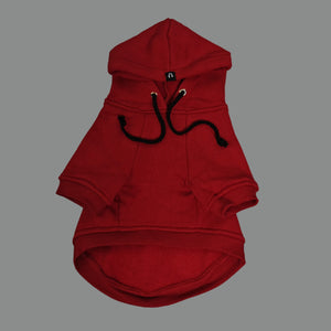 dark Red dog hoodie Australia by Pethaus
