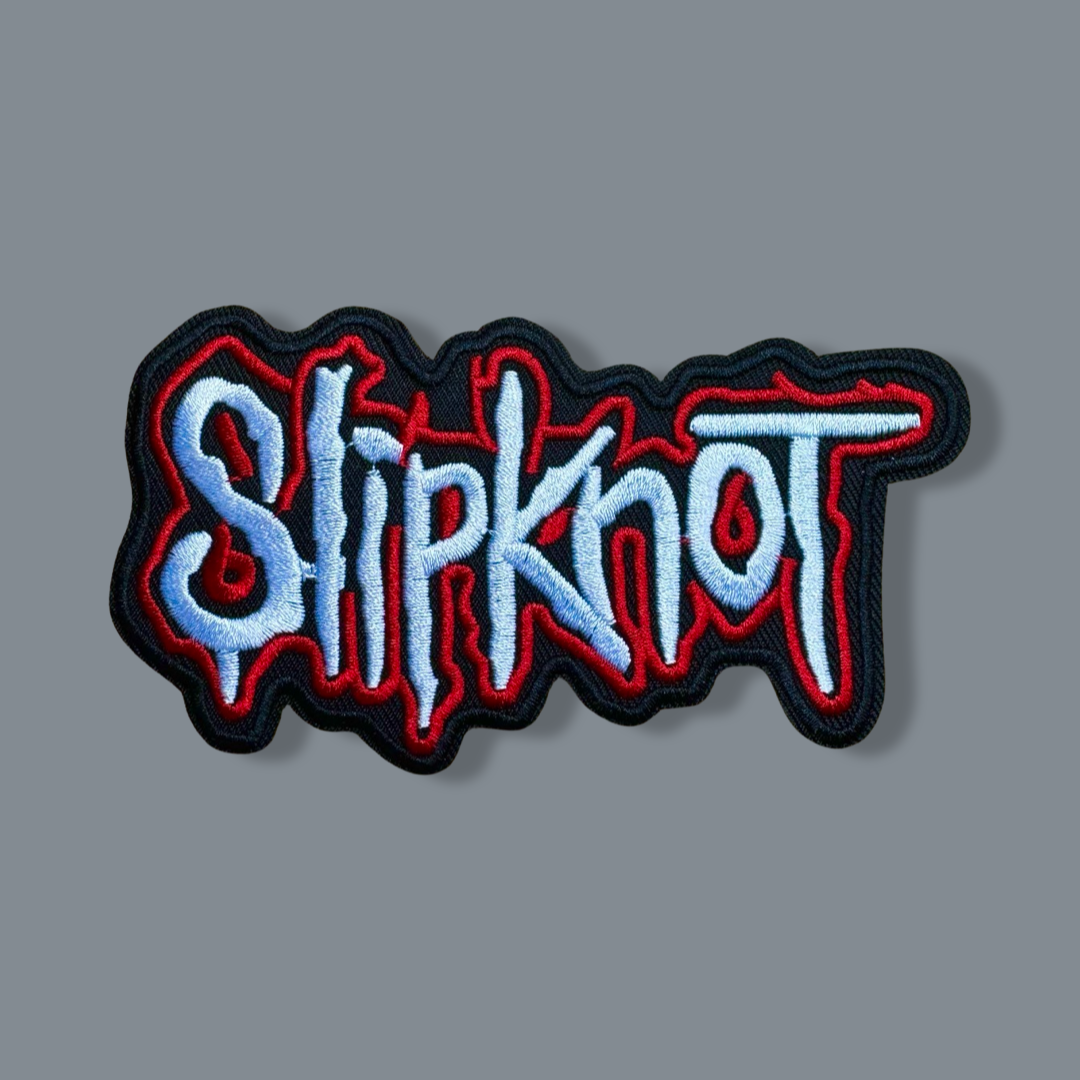 slipknot embroidered band patch for denim vests, heavy metal band patch