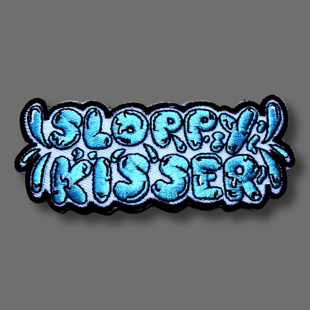 Sloppy Kisser dog patch for dog lovers