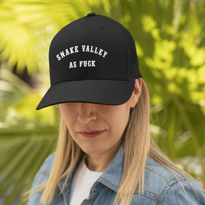 snake valley as fuck black truckers cap, funny australian gift, snake valley royal hotel victoria australia gift