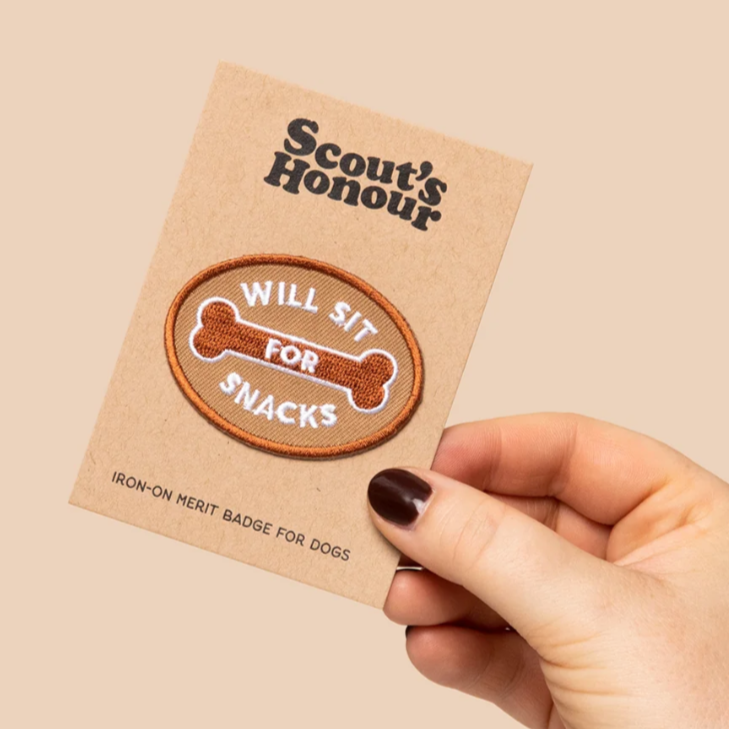 Will Sit For Snacks Patch