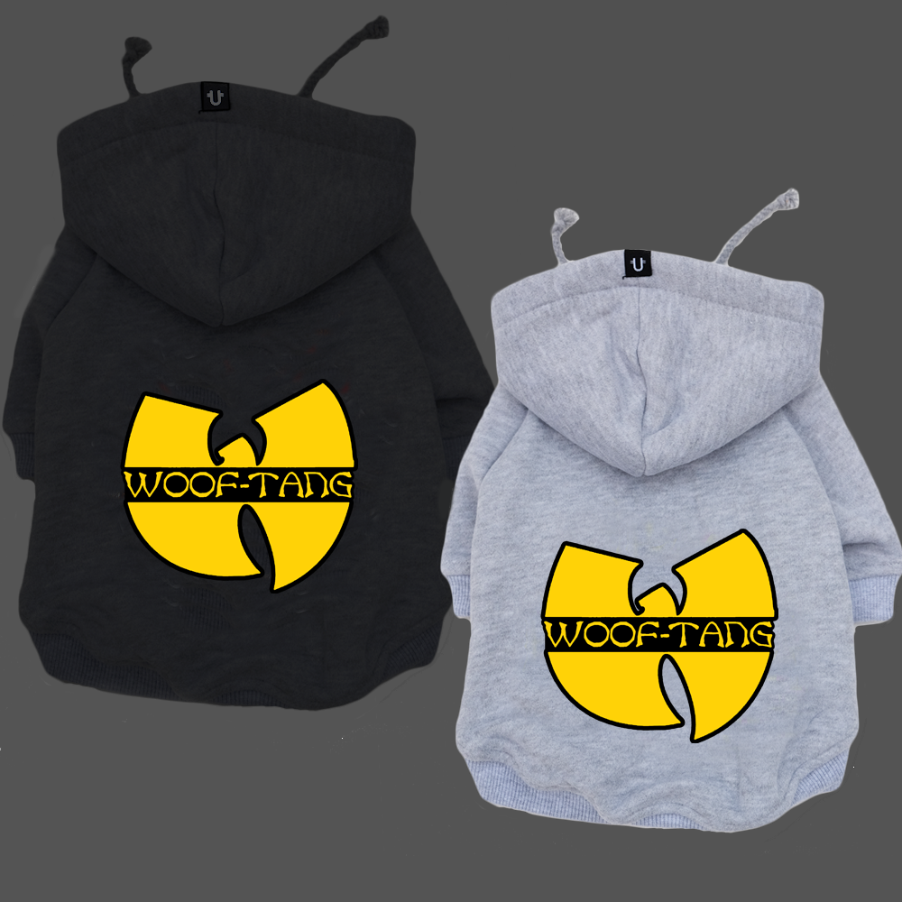 Woof -Tang Band Dog Hoodie