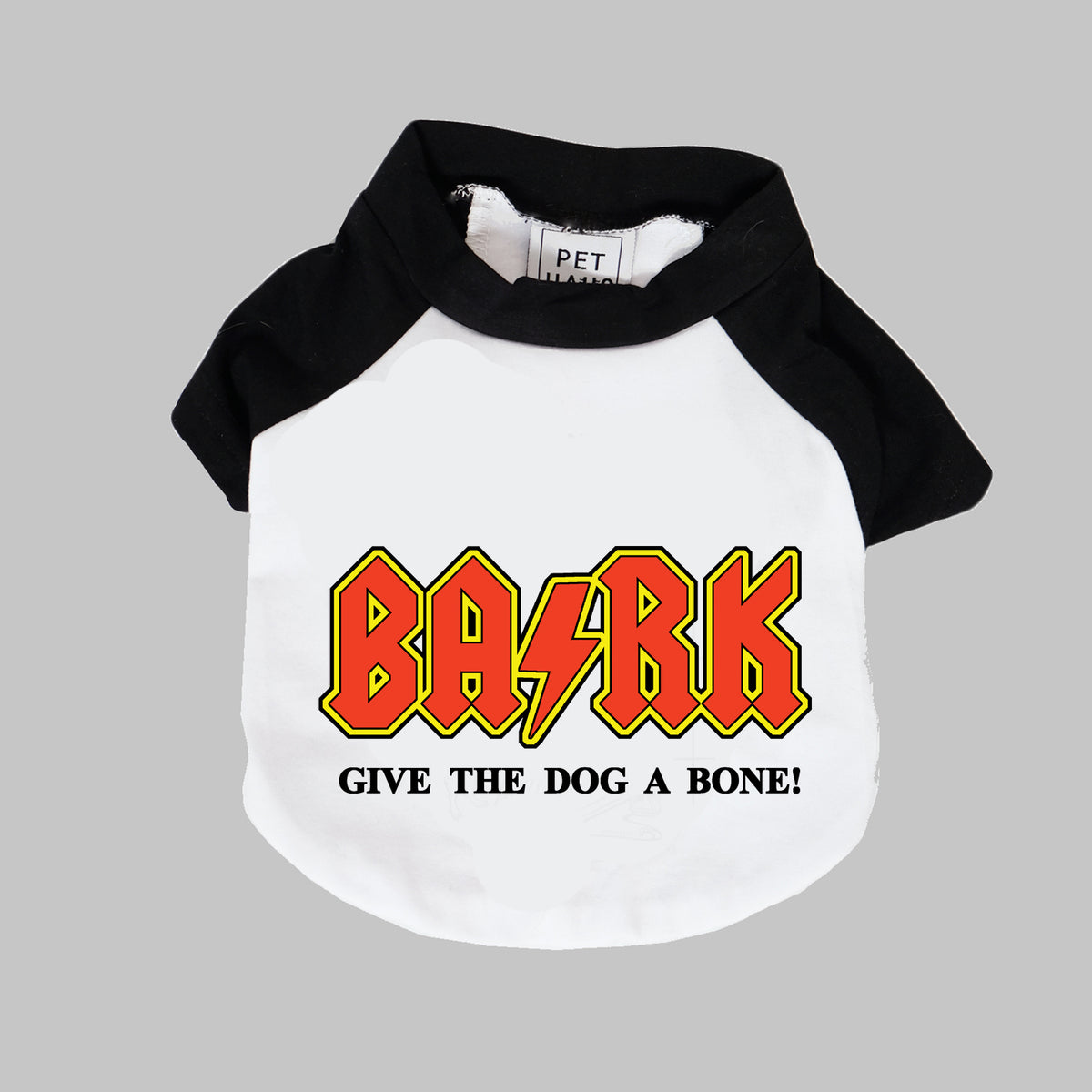 acdc dog tee for dogs, rock dog clothing gift. Australian dog coat