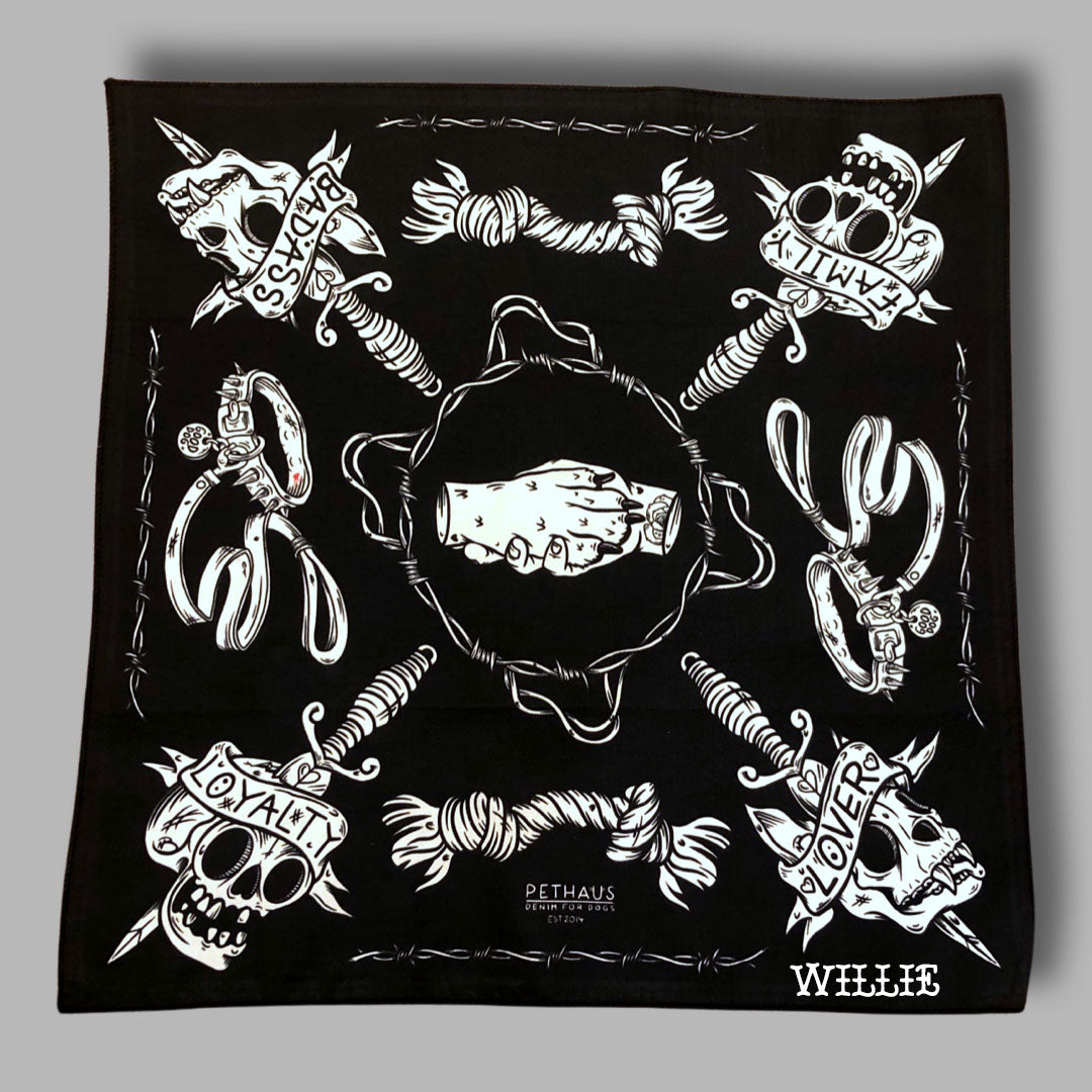 Loyal Dog  Bandana - Black