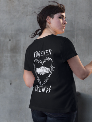 dog lovers tee furever friends print black by Pethaus