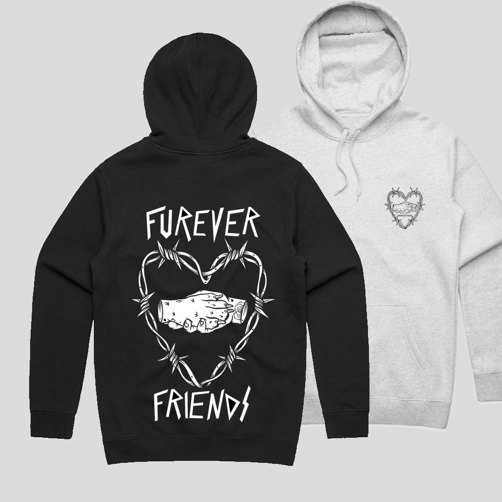 Grey friends store hoodie