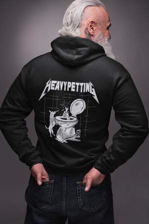 heavy petting metallica dog hoodie for dog lovers, matching owner and dog hoodie.