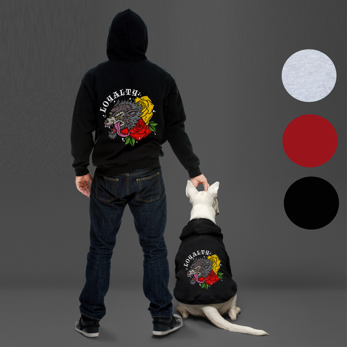 Matching Dog and Human Hoodie Set Loyal PetHaus