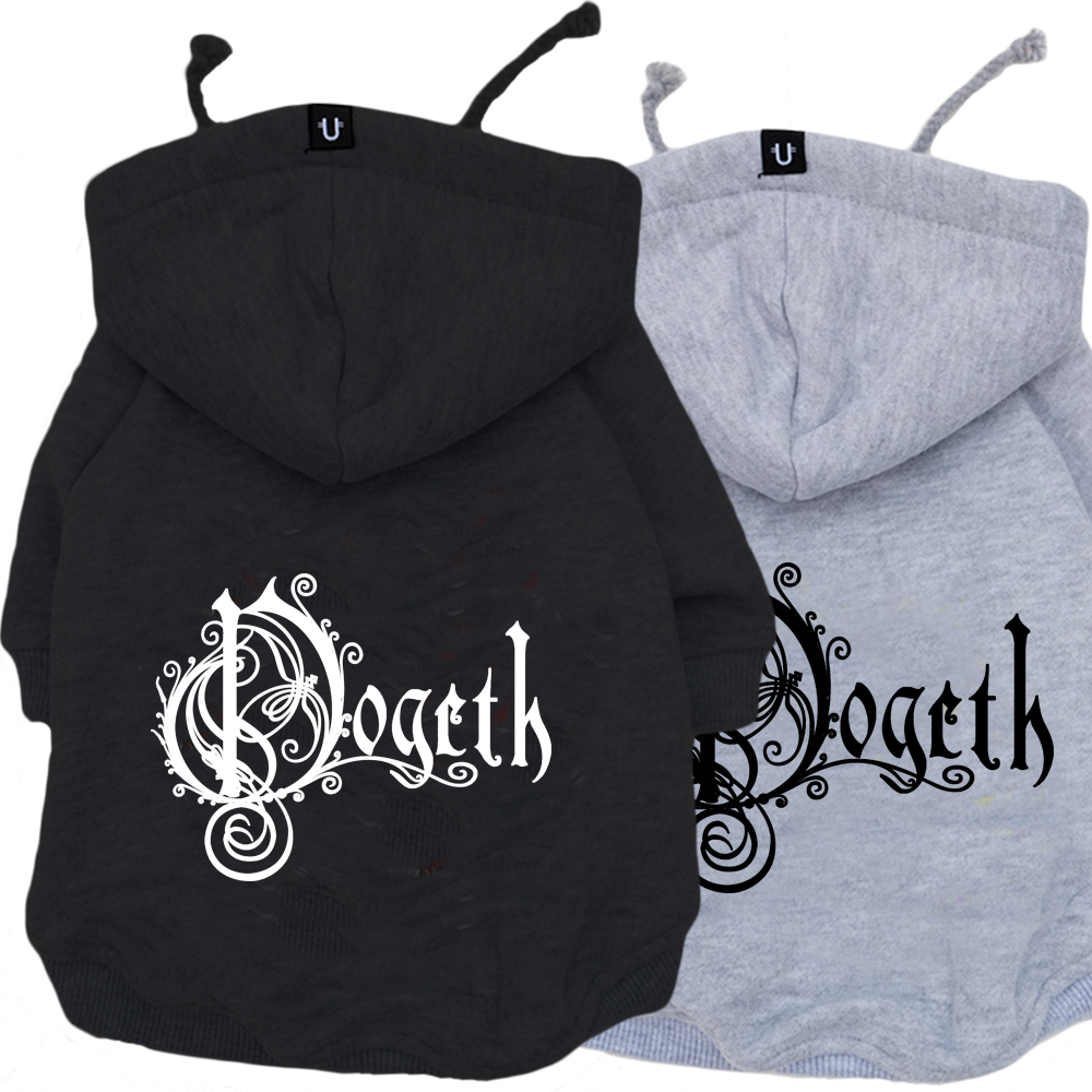 Opeth dog hoodie for metal dogs, large dog hoodie, small dog hoodie, warm dog coat