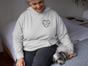 rescue dog lovers apparel, matching dog and owner hoodie