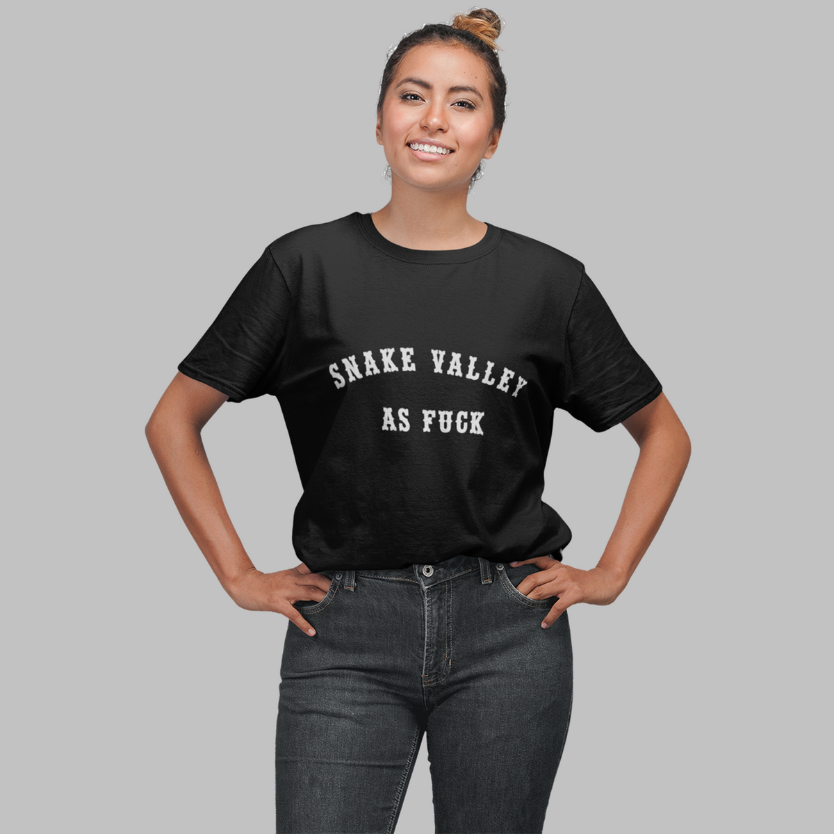 snake valley as fuck tee black australia