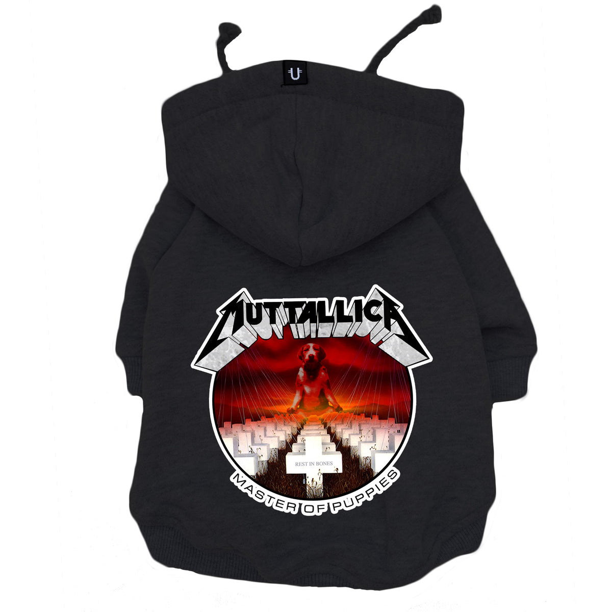 Muttallica dog hoodie, metal dog hoodie, rock dog hoodie, dog sweatshirt Australia, dog coat 