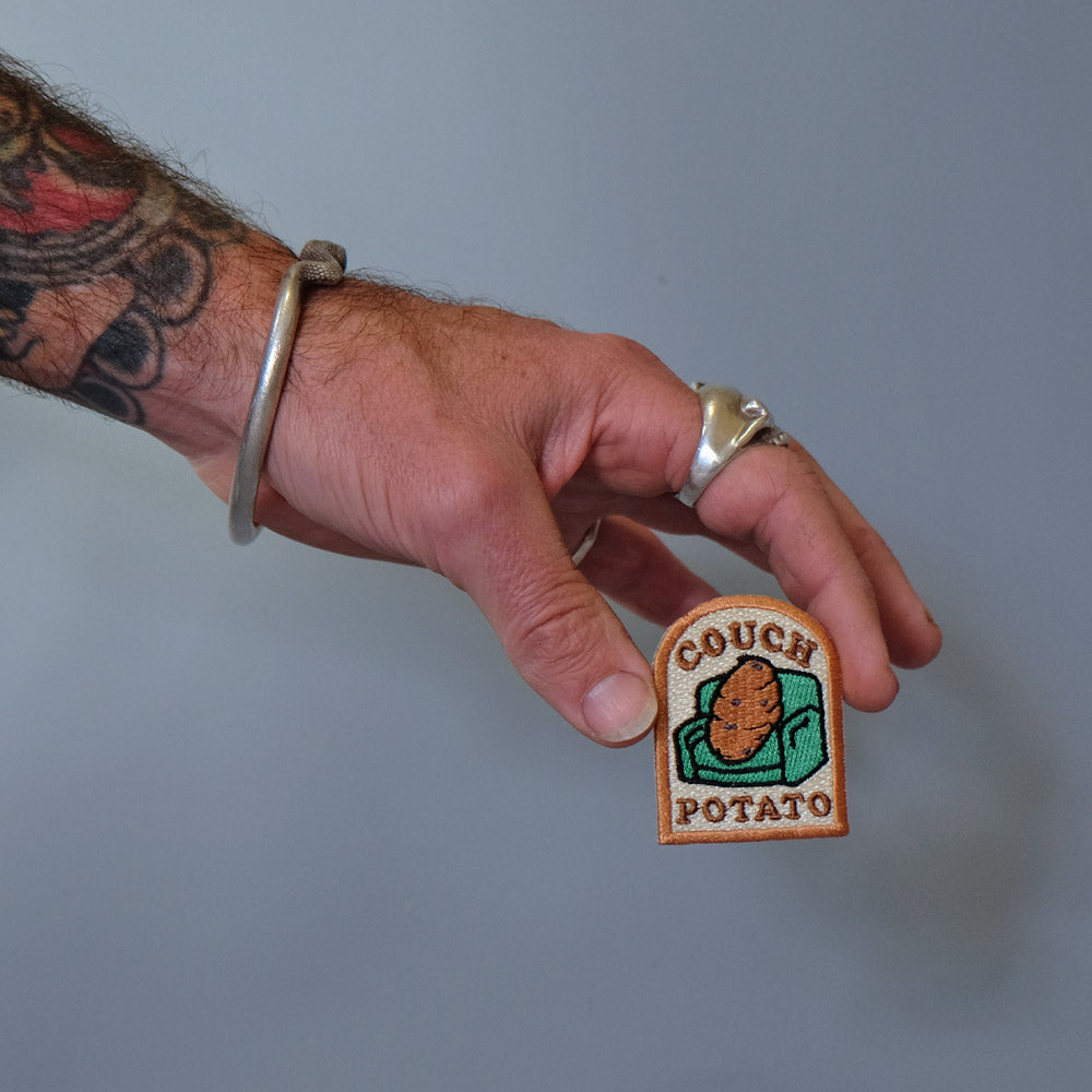 couch potato dog patch, dog gift, dog patch, funny dog patch