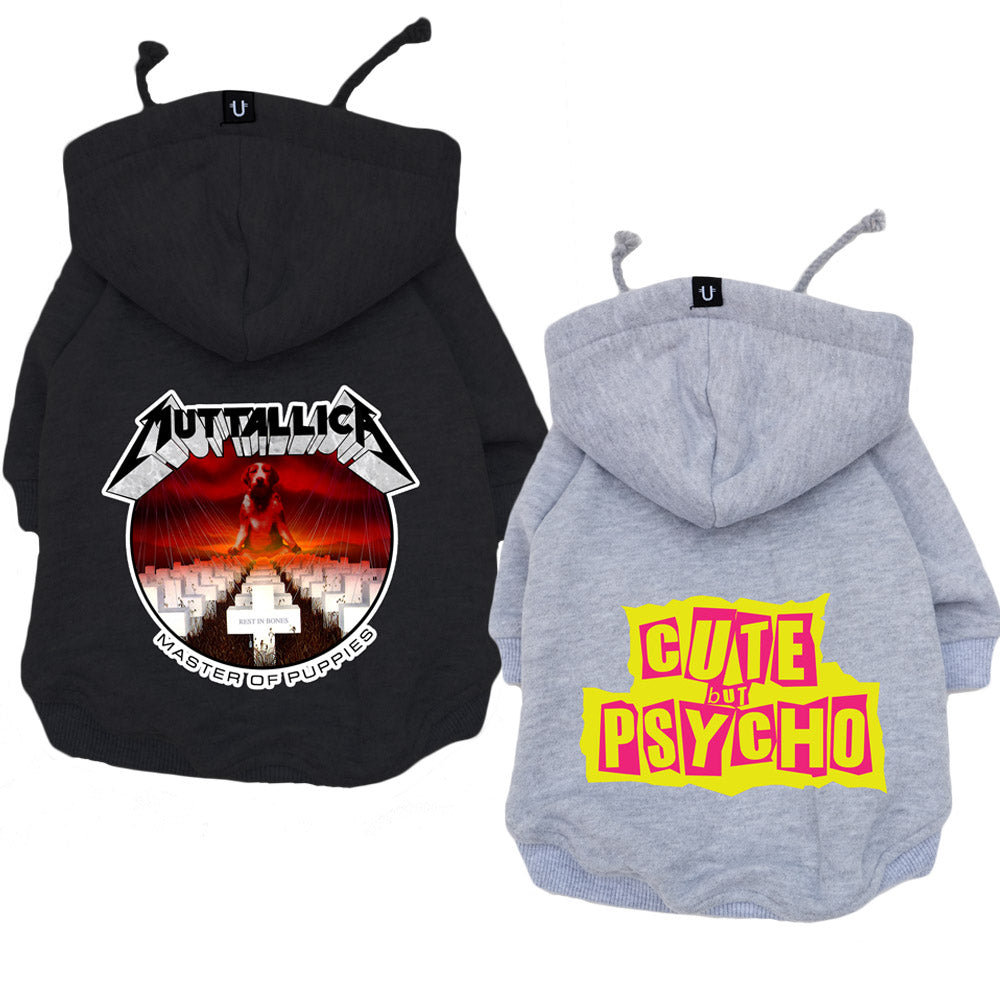 Dog Band Hoodie Duo Set 10% off