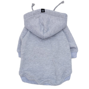 Grey dog hoodie by Australian designer Pethaus
