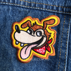 Hawt diggity dog patch, cute dog patch by Pethaus and Ginger Taylor