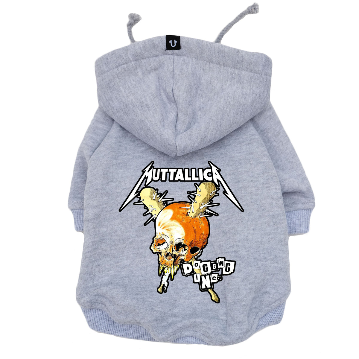 Dog hoodie for rock dogs, heavy metal dog hoodie, band hoodie for dogs, dog coat australia