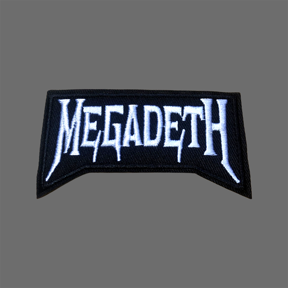 megadeath band patch, thrash metal band patch, 