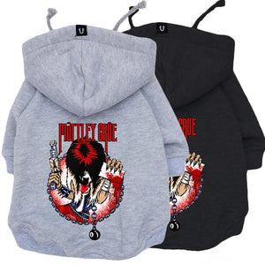 Dog hoodie, Muttley crew dog hoodie, rock dog clothing, heavy metal dog clothing, dog coat by Pethaus Australia 