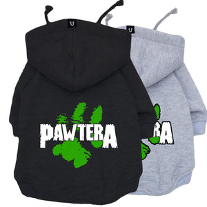 Heavy metal dog clothes, Pawtera dog hoodie, Pantera, dog coat by Pethaus Australia