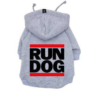 Run dog hoodie, run dmc dog hoodie, hip hop dog hoodie, dog coat Australia, grey dog hoodie