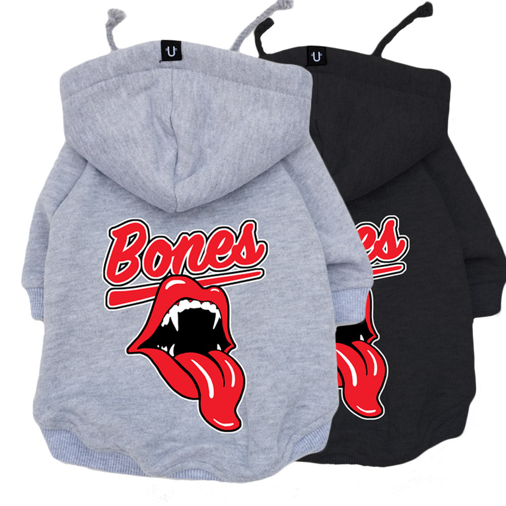 Rolling stones dog hoodie, dog hoodie, dog band hoodie, dog coats australia