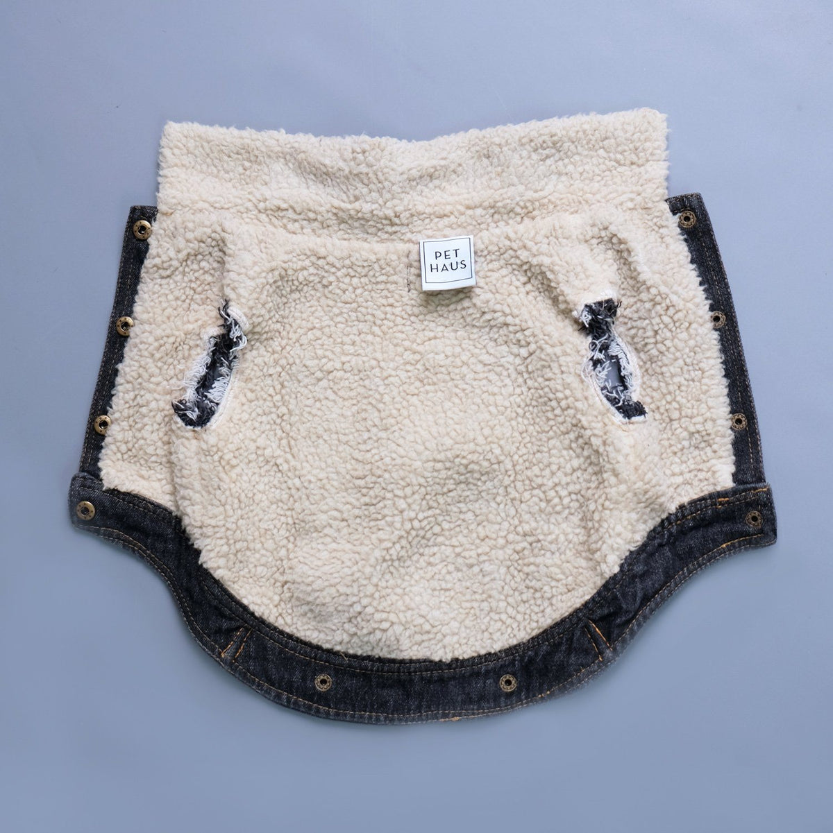 denim dog vest, denim dog jacket, dog gift, dog hoodie, pethaus