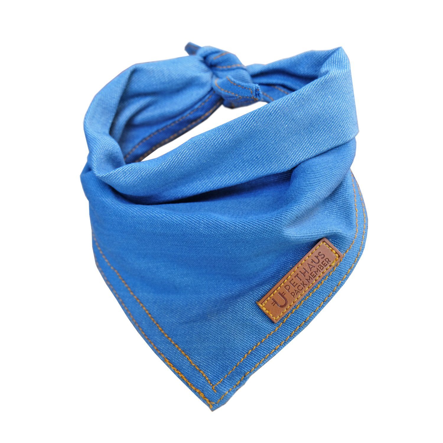 denim dog bandana, pethaus, dog bandana australia, light denim dog bandana