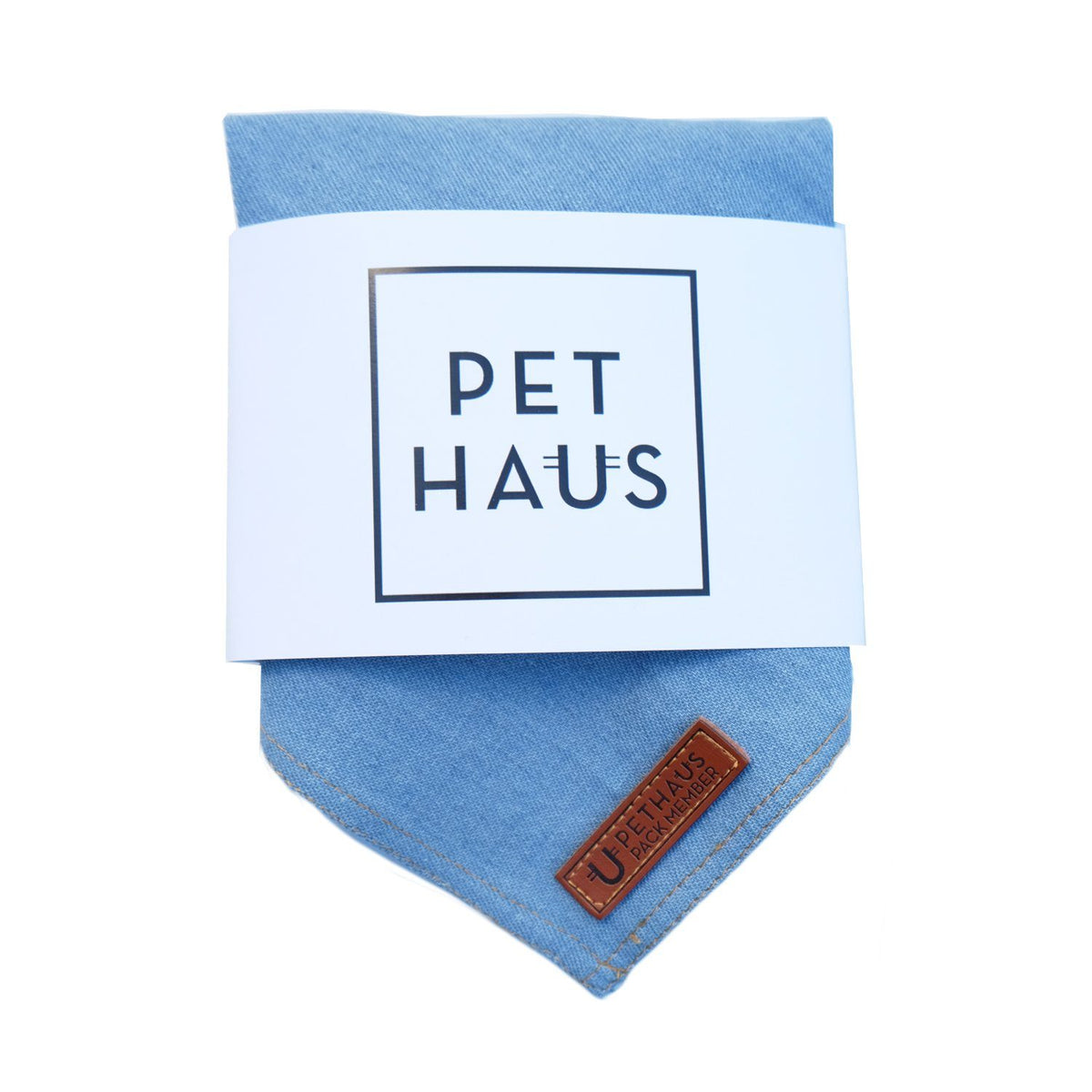 denim dog bandana, blue dog bandana,australia dog bandana, cool dog bandana, pethaus, designer dog bandana