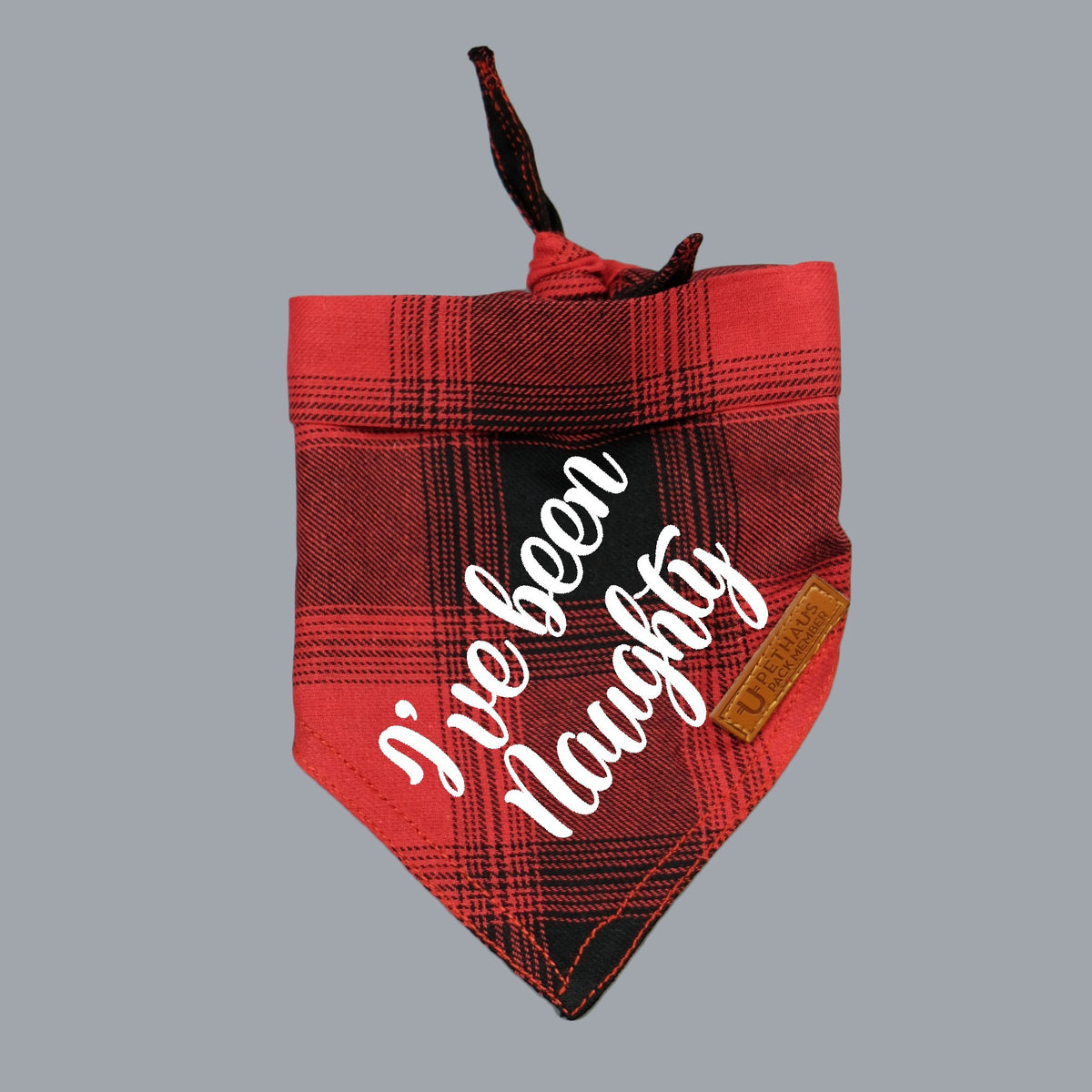 I've Been Naughty Christmas Dog Bandana