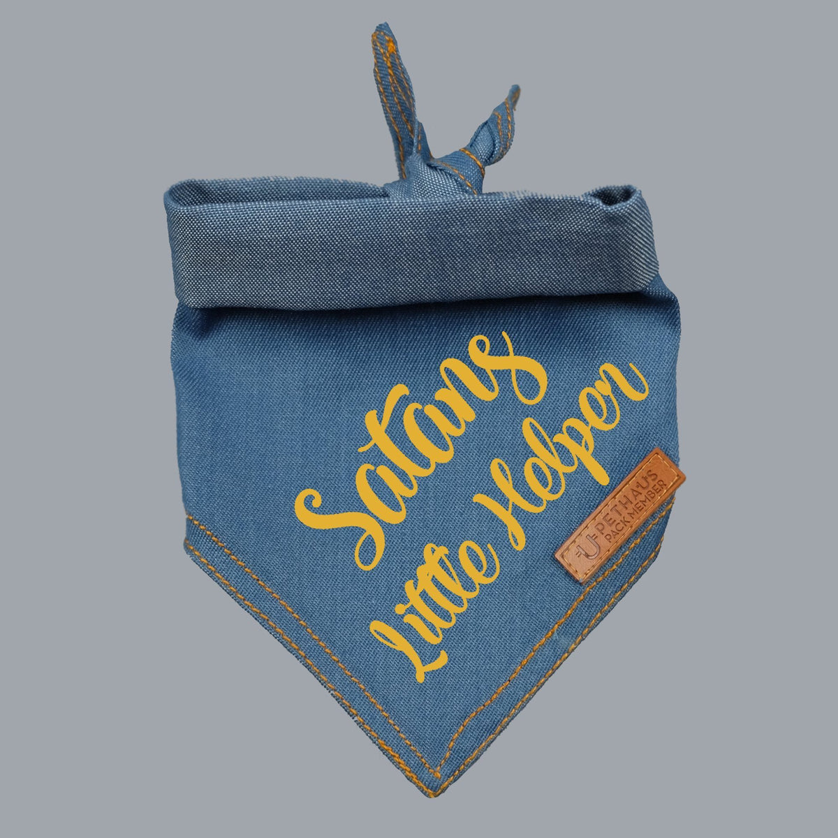 Christmas dog bandana, dog gift, Satans little helper dog bandana, pethaus, cool dog gift, 