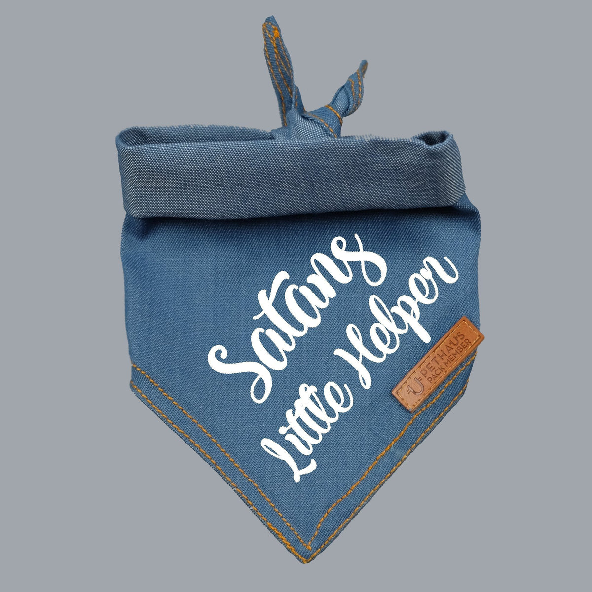 Christmas dog bandana, dog gift, Satans little helper dog bandana, pethaus, cool dog gift, 