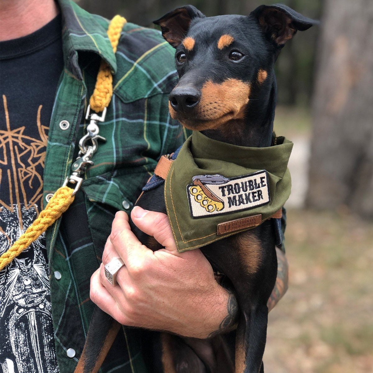 Army dog bandana hotsell