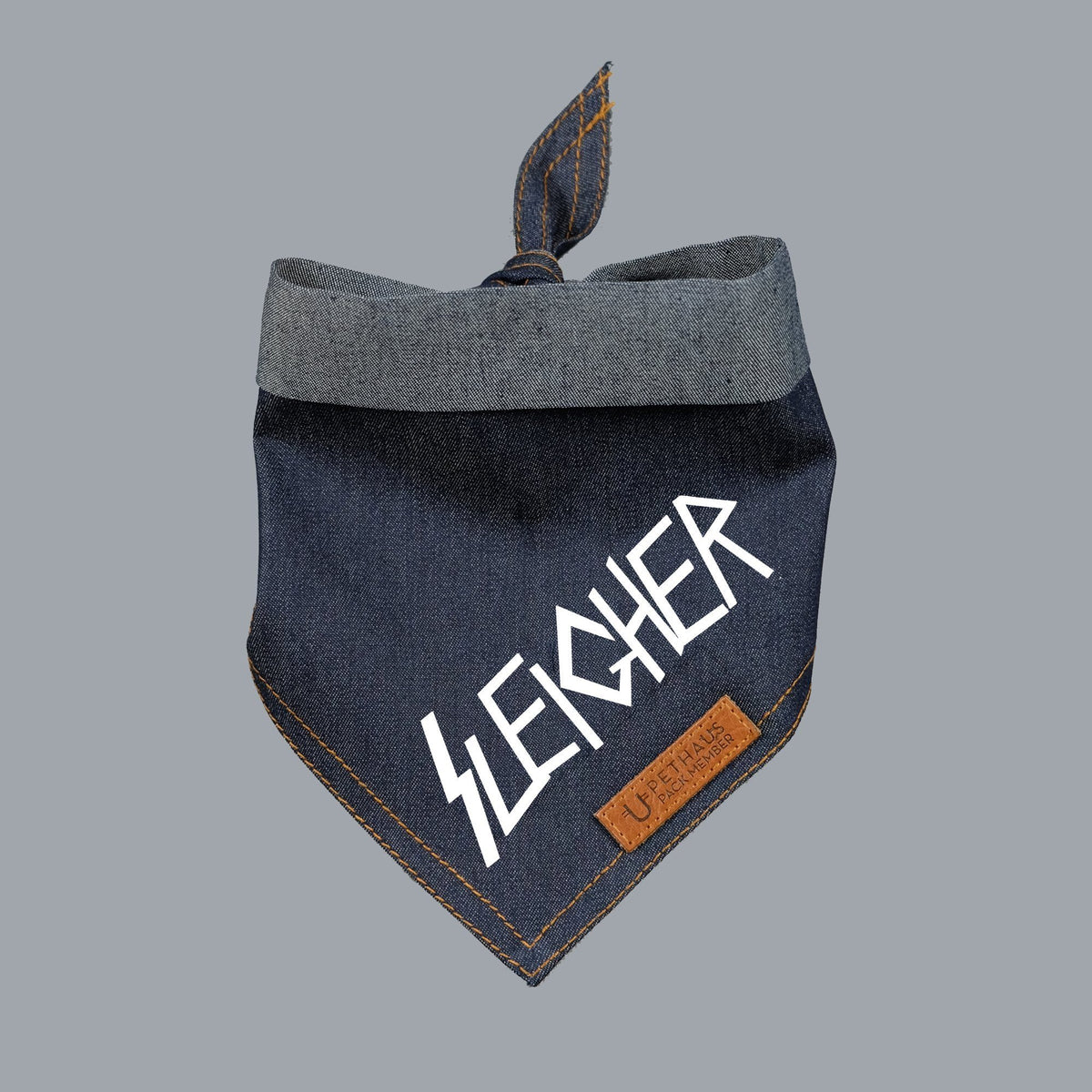 Christmas dog bandana, dog gift, Slayer, Sleigher, Pethaus