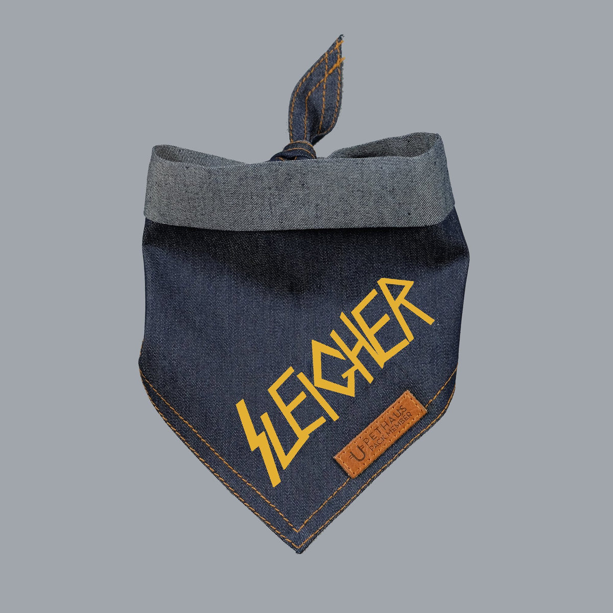 Christmas dog bandana, dog gift, Slayer, Sleigher, Pethaus