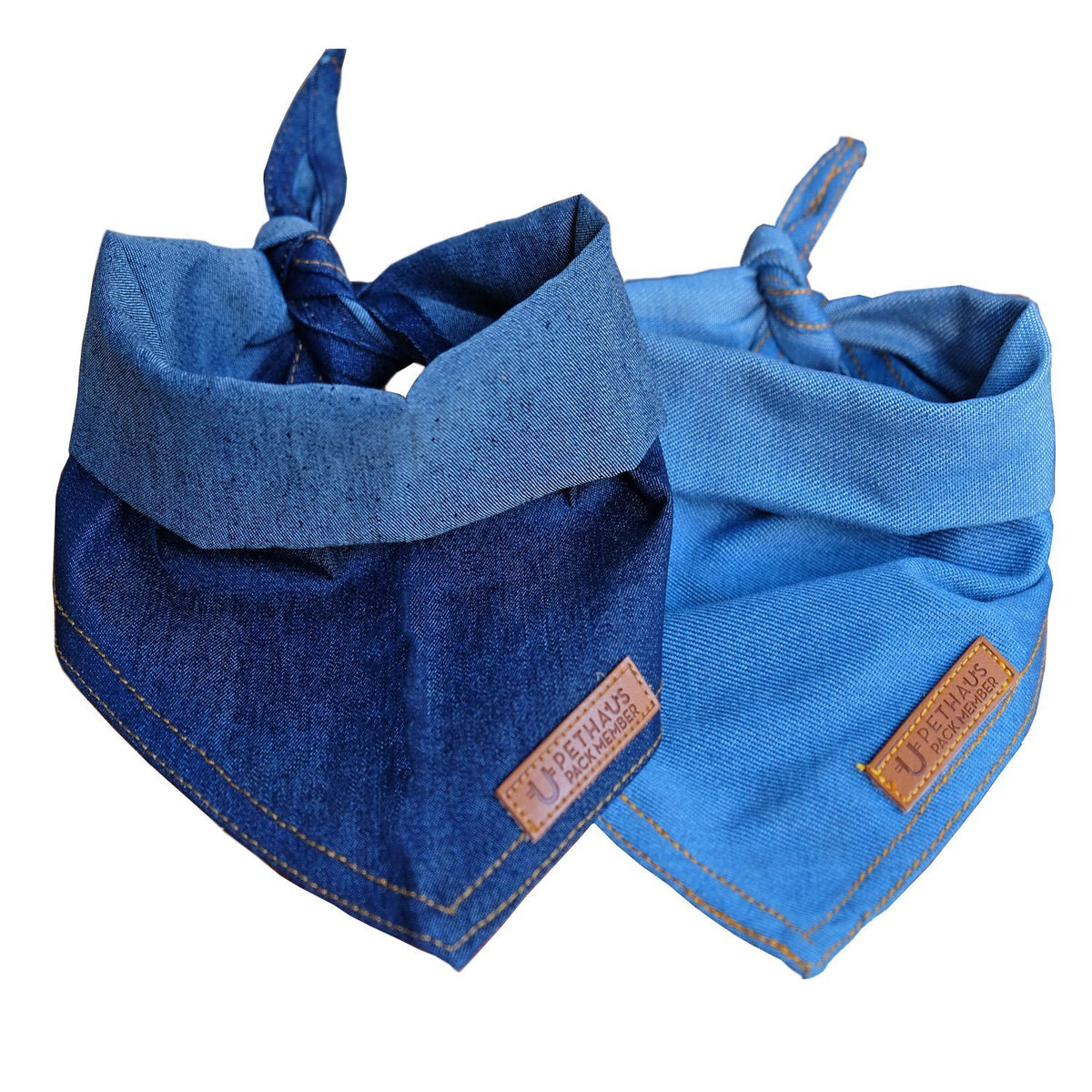 denim dog bandana, blue dog bandana,australia dog bandana, cool dog bandana, pethaus, designer dog bandana