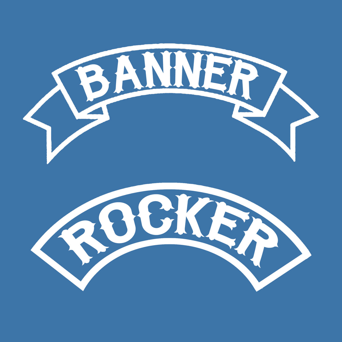 Custom Rocker or Banner Patch